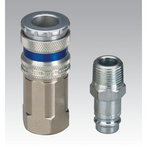 Female Coupler, 3/8" w/Male Plug Assembly