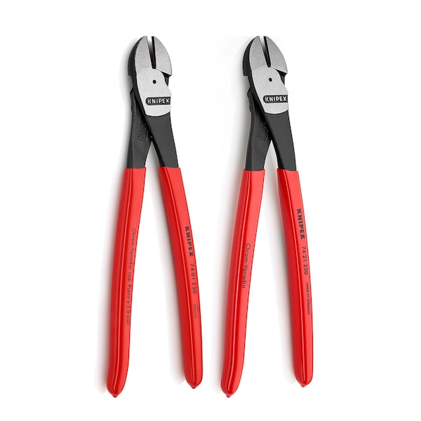 Diagonal Cutters Sets, 2 pc 10" Diagonal