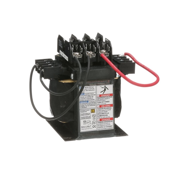 Control Transformer, 300 VA, Not Rated, 115V AC, 208/230/460V AC