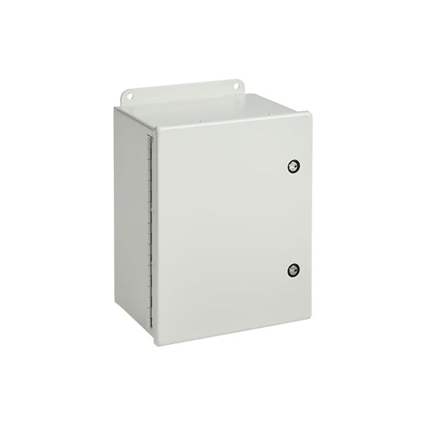 Continuous Hinge with Quarter-Turn Latch