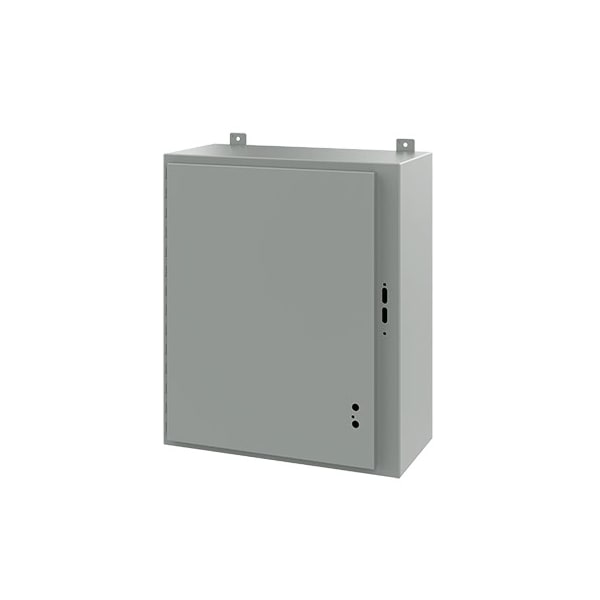 Electrical Enclosures, 30 in H, 12 in D, 25.38 in W, NEMA 12, Steel
