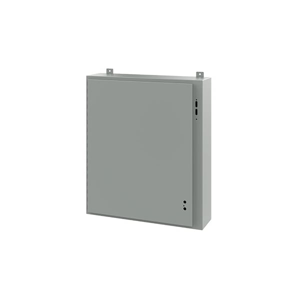 Electrical Enclosures, 36 in H, 8 in D, 31.38 in W, NEMA 12, Steel