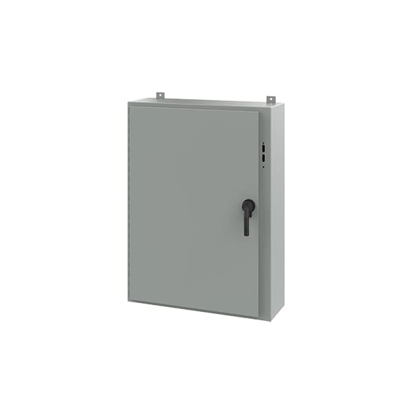 Keyed Handle Electrical Enclosures, 42 in H, 10 in D, 31.38 in W, NEMA 12, Steel