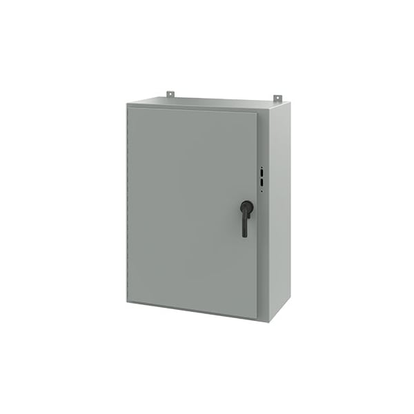 Keyed Handle Electrical Enclosures, 42 in H, 16 in D, 31.38 in W, NEMA 12, Steel