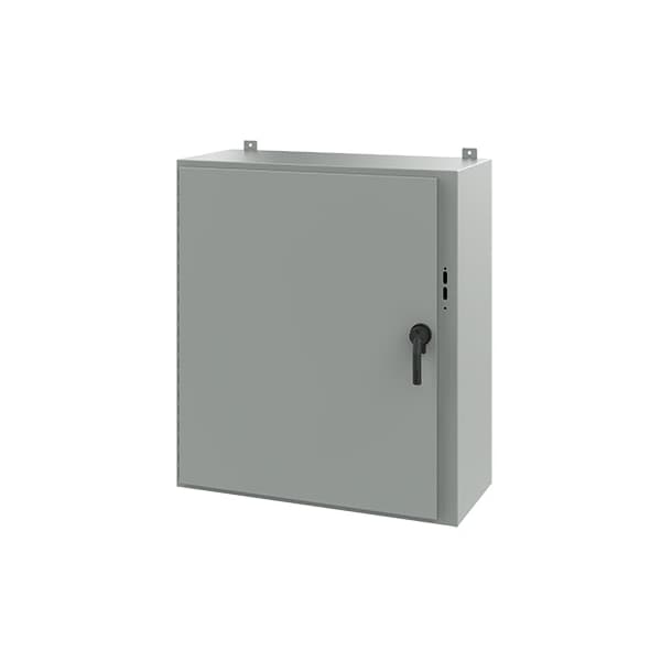 Keyed Handle Electrical Enclosures, 42 in H, 16 in D, 37.38 in W, NEMA 12, Steel