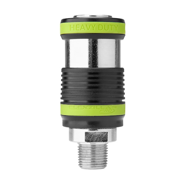 Pro Heavy Duty Safety Coupler, 3/8" MNPT