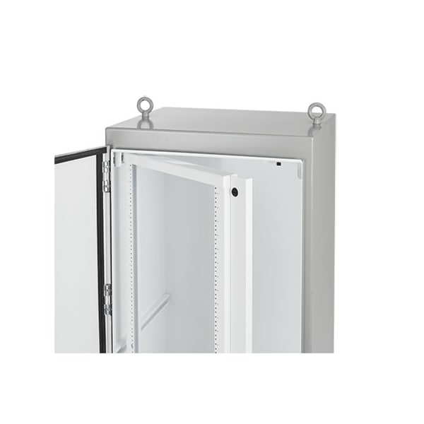 Swing-Out Rack Mounting Frames, fits 72.06x36.06, White, Steel