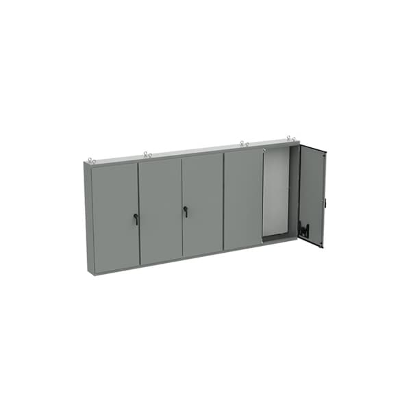 Free-Stand, Multi-Door, Type 12, 86.12x187.00x14.12, Gray, Steel