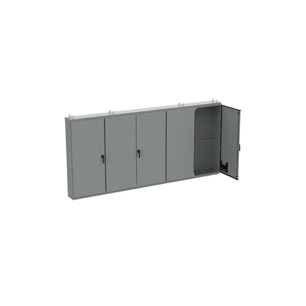 Free-Stand, Multi-Door, Type 12, 86.12x187.00x14.12, Gray, Steel