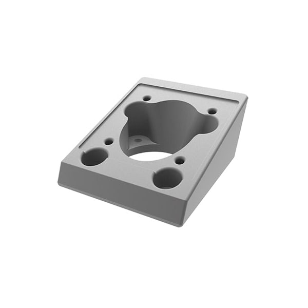 Angle Adapter, fits 4x4 Pedestal, Aluminum