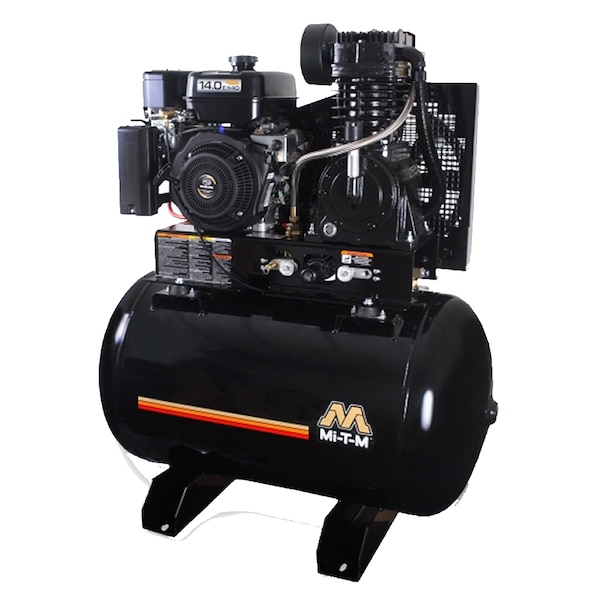 Two Stage Gas Air Compressor, 80 gal.