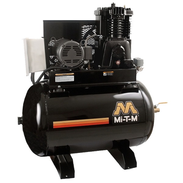 Horizontal Air Compressor, 5 HP, 200V