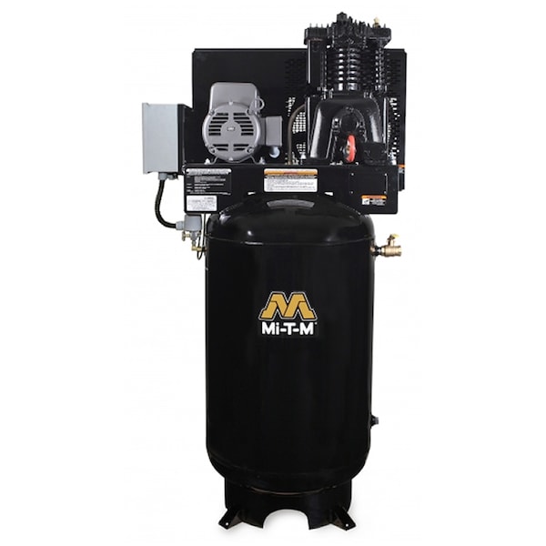 Vertical Air Compressor, 7.5 HP, 460V