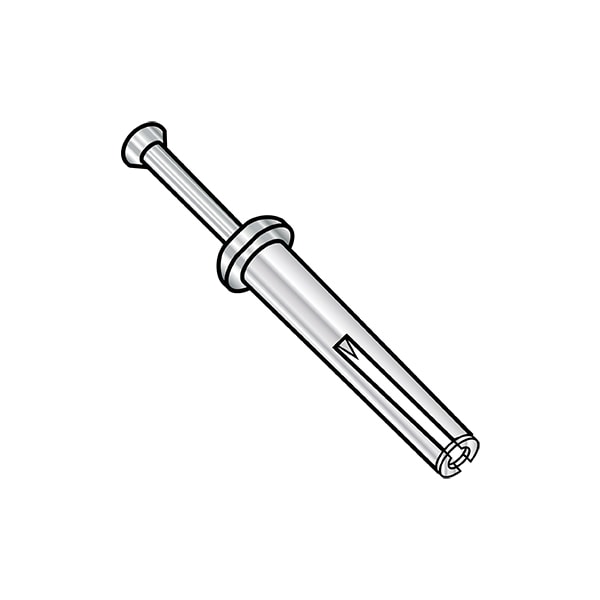 Nail Drive Anchor, 1/4" Dia., 1-1/2" L, Stainless Steel 100 PK