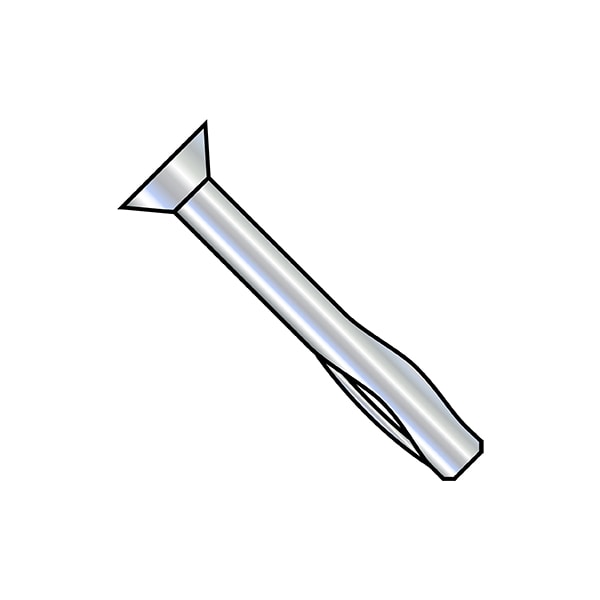Tire Wire Pin Anchor, 1/4" Dia., 2-1/2" L, Alloy Steel Zinc Plated, 100 PK