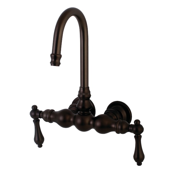 Wall-Mount Clawfoot Tub Faucet, Oil Rubbed Bronze, Tub Wall Mount