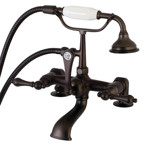 Deck-Mount Clawfoot Tub Faucet, Oil Rubbed Bronze, Deck Mount