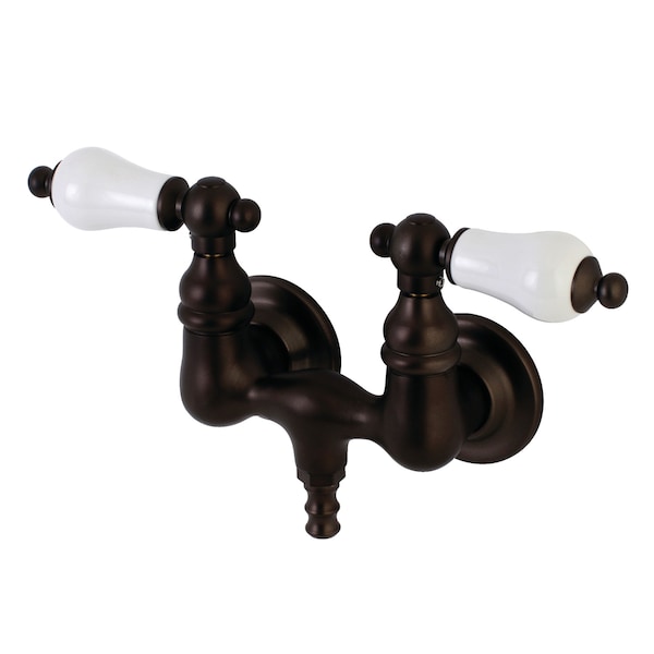 Wall-Mount Clawfoot Tub Faucet, Oil Rubbed Bronze, Tub Wall Mount