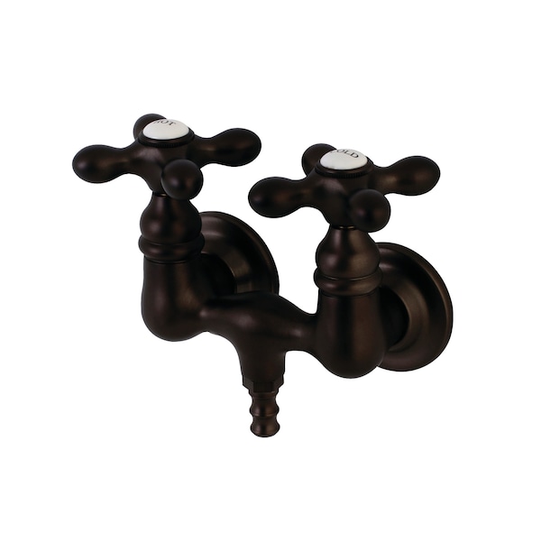 Wall-Mount Clawfoot Tub Faucet, Oil Rubbed Bronze, Tub Wall Mount