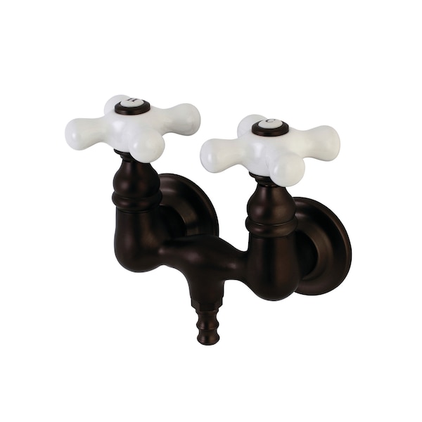 Wall-Mount Clawfoot Tub Faucet, Oil Rubbed Bronze, Tub Wall Mount