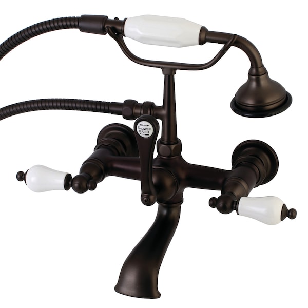 Wall-Mount Clawfoot Tub Faucet, Oil Rubbed Bronze, Tub Wall Mount