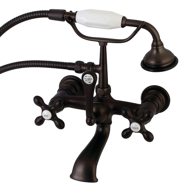 Wall-Mount Clawfoot Tub Faucet, Oil Rubbed Bronze, Tub Wall Mount