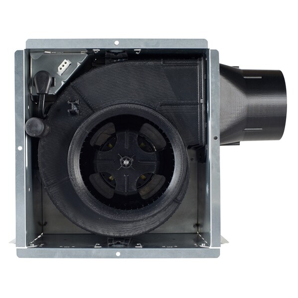 Single-Speed Vent Fan with LED Light, 80 cfm, 4" Duct Dia., 120v, Energy Star Certified