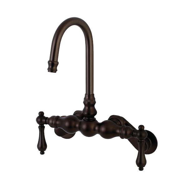 Wall-Mount Clawfoot Tub Faucet, Oil Rubbed Bronze, Tub Wall Mount