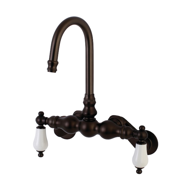 Wall-Mount Clawfoot Tub Faucet, Oil Rubbed Bronze, Tub Wall Mount