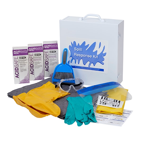 Spill Cabinet, Acidsafe, Ppe Kit