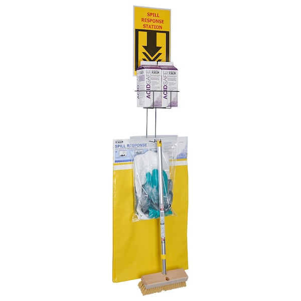 Spill Station, Acidsafe, Wall Mnt, Battery