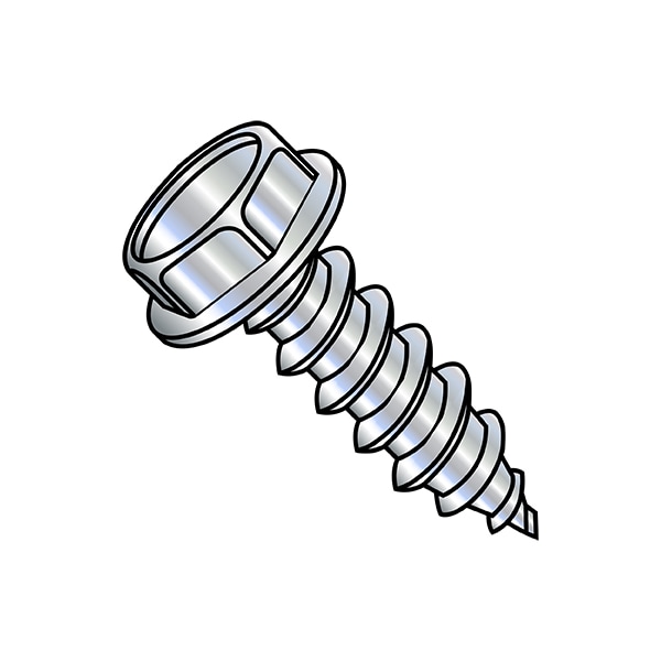 14-10X1 1/4 7/16A/F UNSLT HWH FT STSA ZINC AND BAKE, PK2000