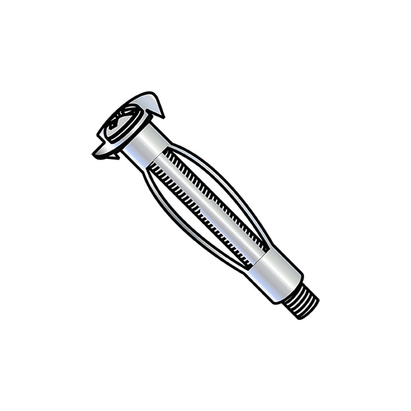 Screw Anchor, Carbon Steel, 50 PK