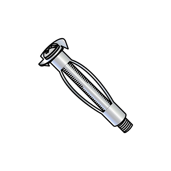 Screw Anchor, Carbon Steel, 25 PK