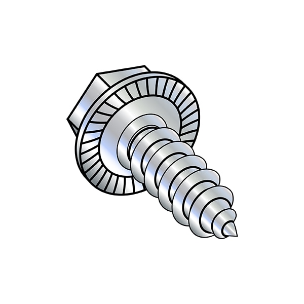 14-10X1 7/16A/F UNSL HWH SER STSA ZINC AND BAKE, PK2000
