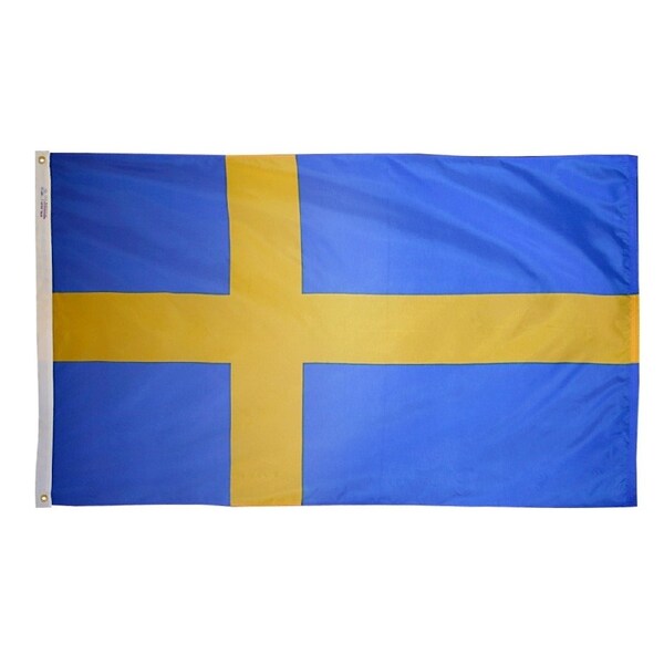 Sweden Flag, Nylon 5 ft. x 8 ft.