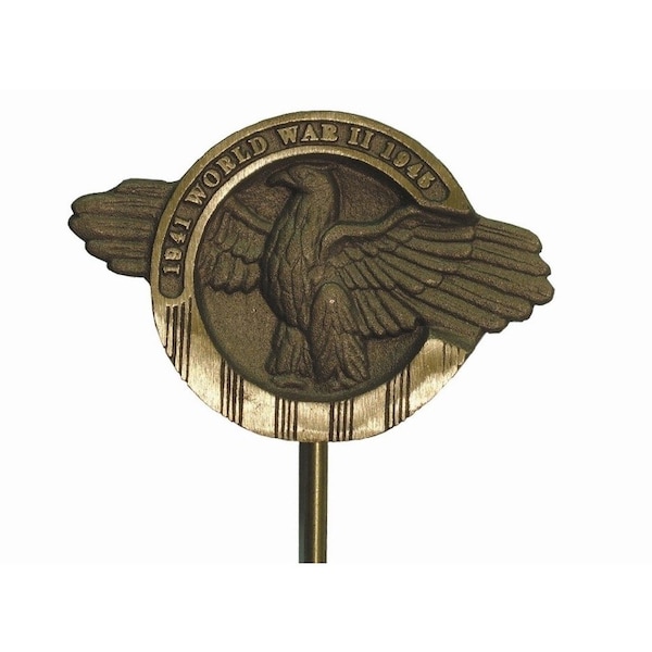 Grave Marker, WWII Vet, Cast Bronze