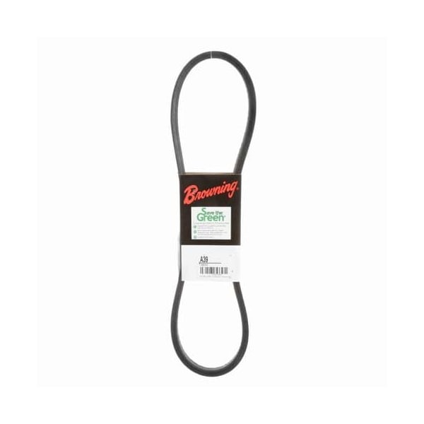 A39 Classical V-Belt, 41.2 in Outside Length, 1/2 in Top Width, 1 Ribs
