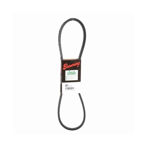 A44 Classical V-Belt, 46.2 in Outside Length, 1/2 in Top Width, 1 Ribs