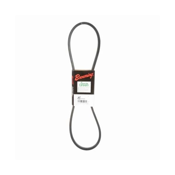 A47 Classical V-Belt, 49.2 in Outside Length, 1/2 in Top Width, 1 Ribs