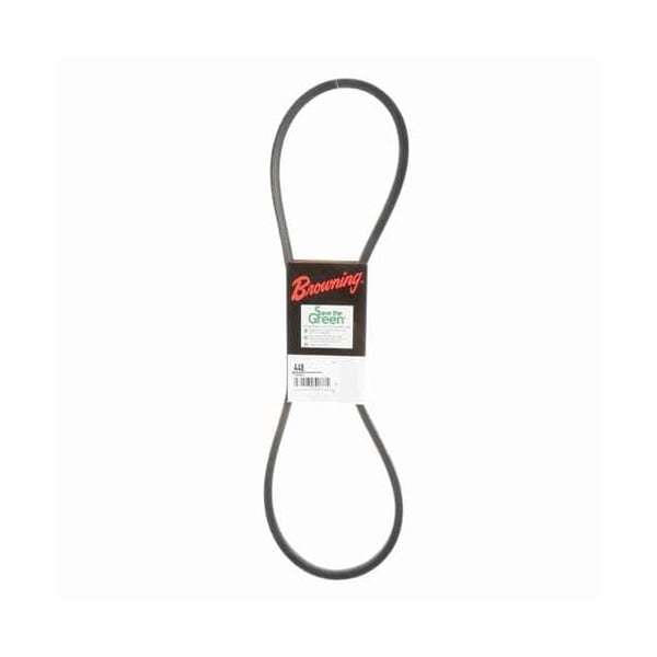 A48 Classical V-Belt, 50.2 in Outside Length, 1/2 in Top Width, 5/16 in Thickness, 1 Ribs