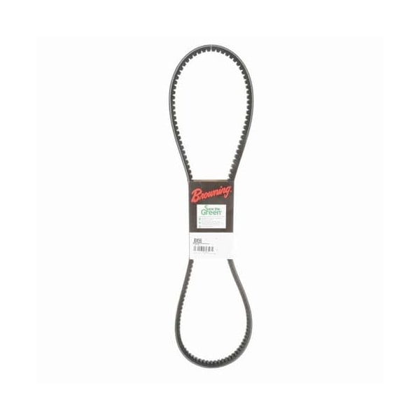BX55 Cogged, Classical V-Belt, 58 in Outside Length, 21/32 in Top Width, 1 Ribs