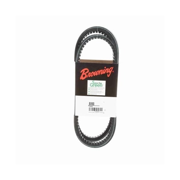 BX90 Cogged, Classical V-Belt, 93 in Outside Length, 21/32 in Top Width, 1 Ribs