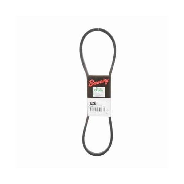 3L290 FHP V-Belt, 29 in Outside Length, 3/8 in Top Width, 1 Ribs