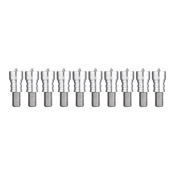 Insert Bit 1/4" Hex, +1x33H w/Screw, PK10