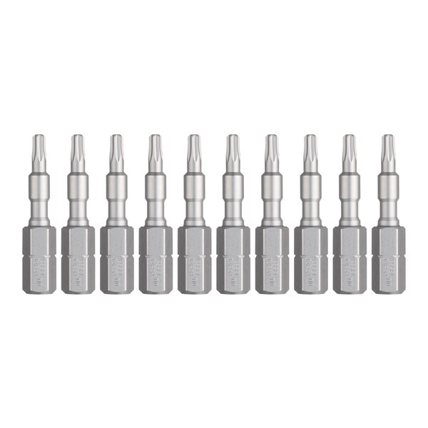 Insert Bit 1/4" Hex, T10x33H Repla, PK10