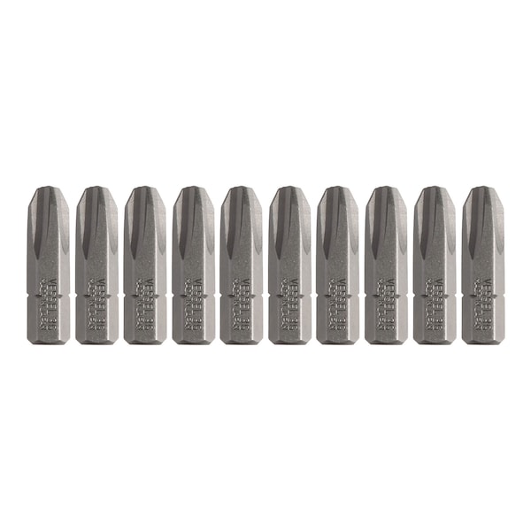Insert Bit 1/4" Hex, +3x25.4G, PK10