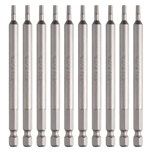 Power Bit 1/4" Hex B, H3x100H, PK10
