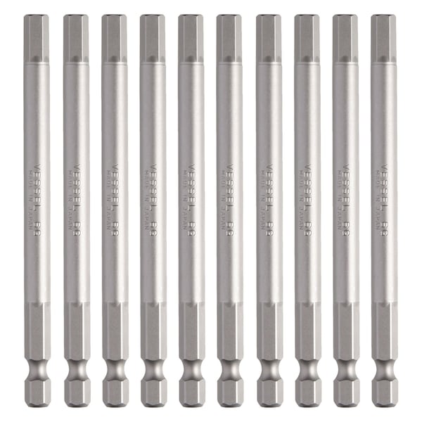 Power Bit 1/4" Hex B, H6x100G, PK10