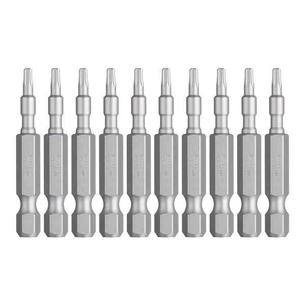 Power Bit 1/4" Hex B, T10x49H Repl, PK10